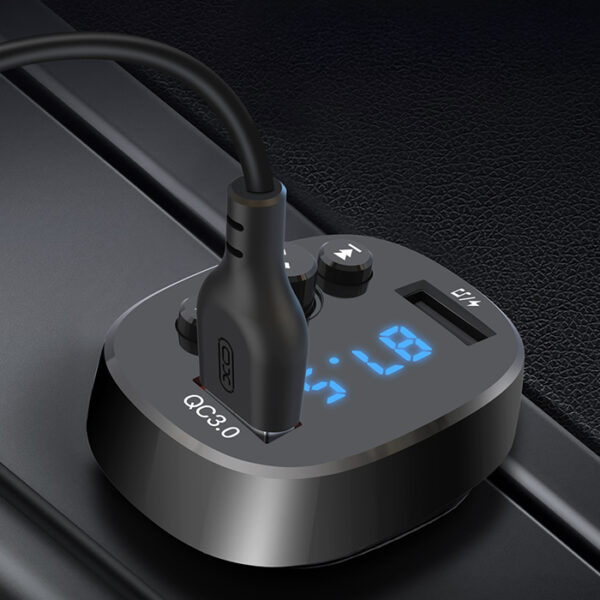 XO BCC03 Bluetooth αναμεταδότης με θύρα φόρτισης QC3.0 max.18W - Image 4