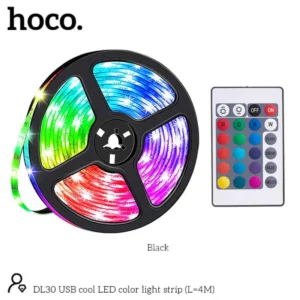 Ταινία LED Hoco DL30 Plus USB RGB με Τηλεχειριμό 4m