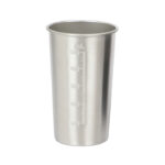 LIFE ROI MAT Flat Black Series Φραπεδιέρα με inox ποτήρι και πλήκτρο push, 100W, σε μαύρο ματ χρώμα. - Image 4