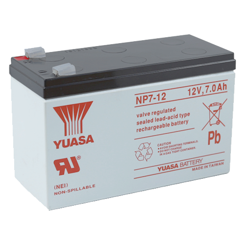 NP7-12 D ΜΠΑΤΑΡΙΑ ΜΟΛΥΒΔΟΥ YUASA 7AH 12V (ΦΑΡΔΥΣ ΠΟΛΟΣ) - Image 1