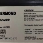 Μπαταρία 6V/ 7.0Ah POWERMOND Επαναφορτιζόμενη Μολύβδου