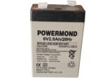 Μπαταρία 6V/ 2.8Ah POWERMOND Επαναφορτιζόμενη Μολύβδου - Image 2