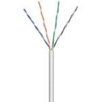 ANGA ST-L01 (305m) Καλώδιο UTP CAT5e σε Λευκό χρώμα CCA/PVC