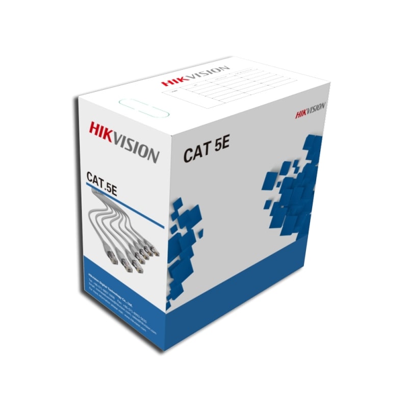 C HIKVISION DS-1LN5E-E/E ΚΑΛΩΔΙΟ ΔΙΚΤΥΟΥ ΓΚΡΙ 305 m CAT5E UTP - Image 1