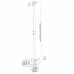 BRATECK PLB-CE422 ΒΑΣΗ ΟΡΟΦΗΣ max vesa 200x200 23" – 42" - Image 2
