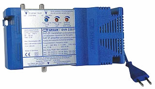 333-57-o1 814107 SPAUN SVN230F Ενισχυτής για SAT/επίγεια Ρυθμιζόμενος με ενίσχυση επίγεια: 10dB SAT: 30dB - Image 1