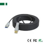 ANGA OP-OF10-8K HDMI CABLE  10m  2.1 Ver. (8k/60Hz) Optical Hybrid Ultra High Speed (ΠΡΟΣΟΧΗ ΣΥΝΔΕΣΗΣ είσοδος – έξοδος)