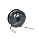 ANGA OP-OF60-8K HDMI CABLE  60m  2.1 Ver. (8k/60Hz) Optical Hybrid Ultra High Speed (ΠΡΟΣΟΧΗ ΣΥΝΔΕΣΗΣ είσοδος – έξοδος)