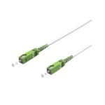 ANGA ΚΑΛΩΔΙΟ ΟΠΤΙΚΗΣ ΙΝΑΣ ST-OP0106 SC/APC 20m (patchcable) SINGLE MODE (OS2) FTTH ΛΕΥΚΟ