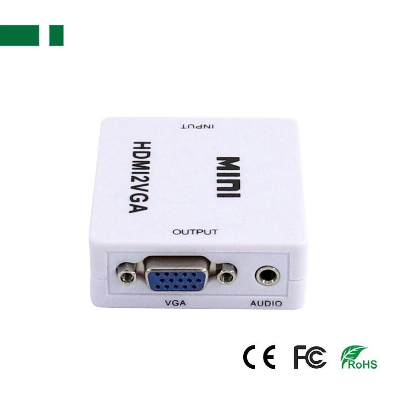 371-082-o1-141 ANGA PS-M630 ΜΕΤΑΤΡΟΠΕΑΣ HDMI (A) θηλυκό 720p/1080p σε VGA θηλυκό με Ήχο - Image 1