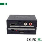 ANGA PS-MA3 Adapter HDMI in και HDMI out με έξοδο Ήχου RCA & Toslink {Κλέφτης} Ιδανικό για να πάρετε έξοδο ήχου από συσκευές με έξοδο HDMI