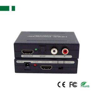 ANGA PS-MA3 Adapter HDMI in και HDMI out με έξοδο Ήχου RCA & Toslink {Κλέφτης} Ιδανικό για να πάρετε έξοδο ήχου από συσκευές με έξοδο HDMI