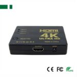 ANGA HDMI Switcher PS-303-4K , 3 Εισόδων - 1 Εξόδου με τηλεχειριστήριο (δεν περιλαμβάνει τροφοδοτικό 5V/1A) - Image 2