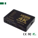 HDMI Switcher PS-305-4K , 5 Εισόδων - 1 Εξόδου με τηλεχειριστήριο (δεν περιλαμβάνει τροφοδοτικό 5V/1A)
