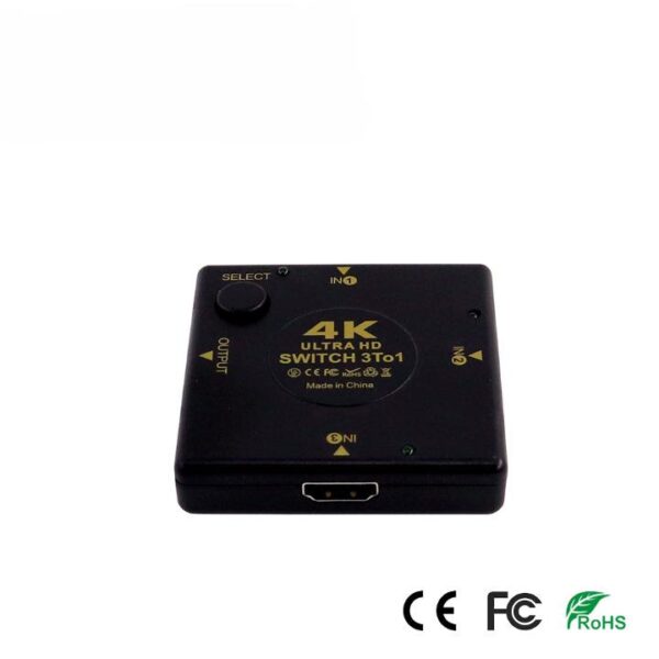 ANGA PS-M301-4K  3X1 HDMI SWITCHER, 4K, 3 ΕΙΣΟΔΩΝ-1 ΕΞΟΔΟΥ. - Image 2