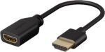 GooBay HDMI Flex Adapter Αρσ. HDMI (Τύπου Α) σε Θηλ. HDMI (τύπου Α) Μαύρο 0,1m Dust Protection Bag - Image 2