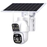 ANGA AQ-8128IBW ΚΑΜΕΡΑ Wi-Fi 2,4 & 5GHz με δύο φακούς 2MP, 3.6mm και μπαταρία 12000mAh + Ηλιακό πάνελ 8W με εφαρμογή CamHi-Pro