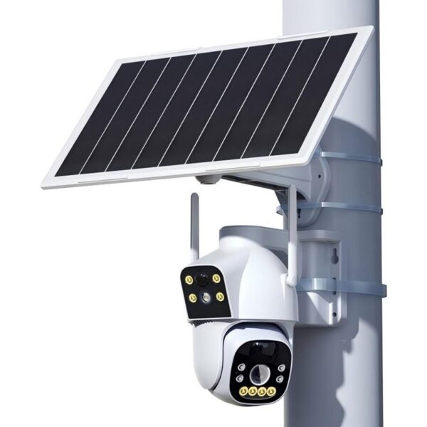ANGA AQ-8128IBW ΚΑΜΕΡΑ Wi-Fi 2,4 & 5GHz με δύο φακούς 2MP, 3.6mm και μπαταρία 12000mAh + Ηλιακό πάνελ 8W με εφαρμογή CamHi-Pro - Image 2