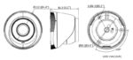 HIKVISION/HiWatch ΚΑΜΕΡΑ HWI-T240HA DOME IP  4 MP 2.8 mm Up to 30 m ΜΕ POE IR range IP67 - Image 2