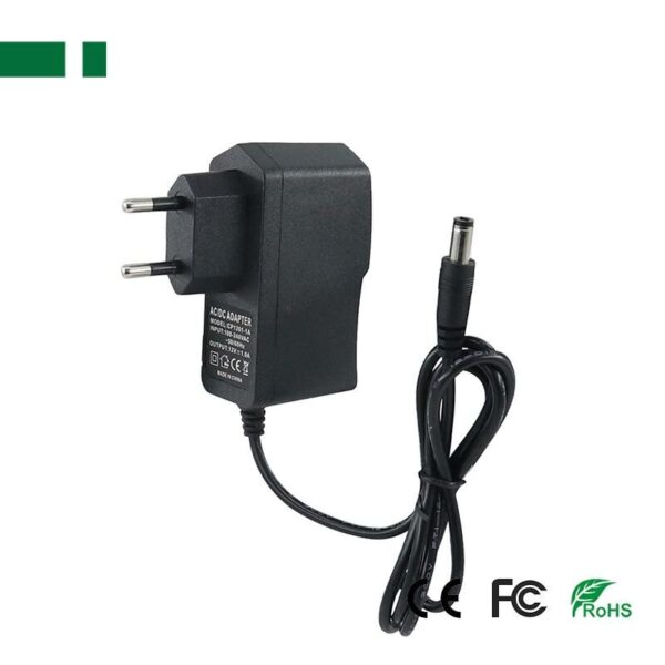 ANGA CP1201-1A 12V/1A/12W Σταθεροποιημένο τροφοδοτικό COMPACT, με βύσμα (5,5mm/2,5mm) - Image 2