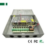 ANGA CP1209-10A-9  12V/10A/120W Σταθεροποιημένο τροφοδοτικό, 9 εξόδων - MΕΤΑΛΛΙΚΟ ΚΟΥΤΙ - ΡΥΘΜΙΖΟΜΕΝΗ ΕΞΟΔΟΣ - Image 2