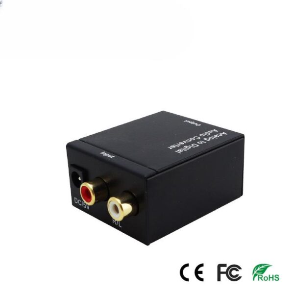 ANGA PS-A3005 Μετατροπέας Stereo RCA σε Ψηφιακό Ήχου Toslink ή Coaxial (περιλαμβάνει τροφοδοτικό 5V/1A) - Image 2