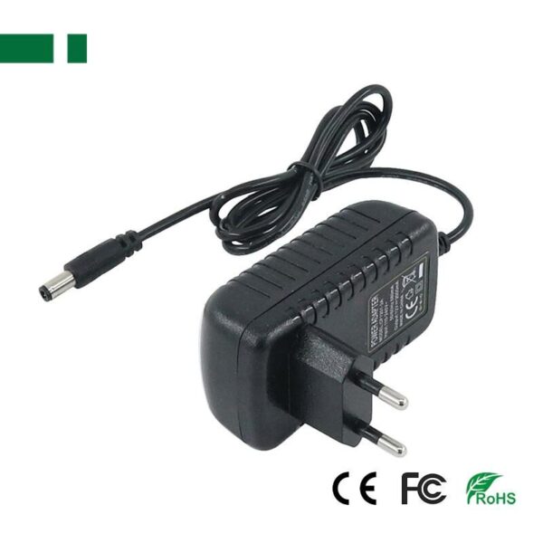 ANGA CP1201-2A 12V / 2A / 24W COMPACT, Σταθεροποιημένο τροφοδοτικό με χονδρό βύσμα (5,5mm/2,5mm) - Image 2
