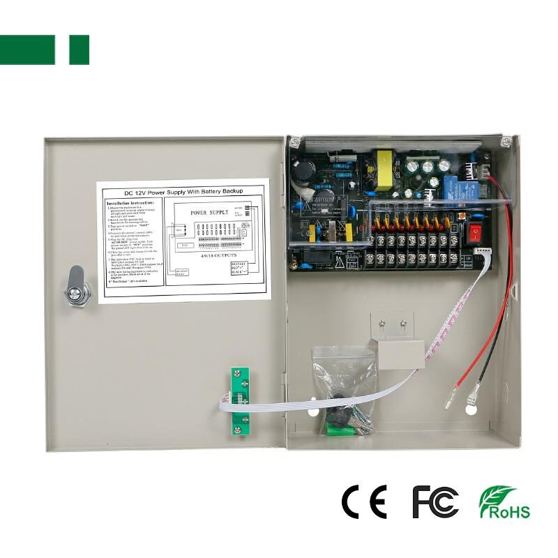 552-289-o1 ΑNGA CP1209-15-9B 12V/15A/180W Σταθεροποιημένο τροφοδοτικό, 9 εξόδων, με δυνατότητα προσθήκης μπαταρίας – ΜΕΤΑΛΛΙΚΟ ΚΟΥΤΙ – ΡΥΘΜΙΖΟΜΕΝΗ ΕΞΟΔΟΣ - Image 1