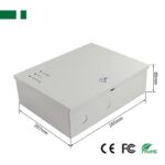 ΑNGA CP1209-15-9B 12V/15A/180W Σταθεροποιημένο τροφοδοτικό, 9 εξόδων, με δυνατότητα προσθήκης μπαταρίας – ΜΕΤΑΛΛΙΚΟ ΚΟΥΤΙ – ΡΥΘΜΙΖΟΜΕΝΗ ΕΞΟΔΟΣ - Image 2