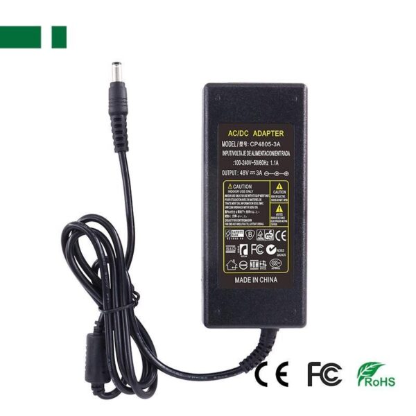 ANGA CP4805-3A 48V/3A/144W Ενισχυμένο σταθεροποιημένο τροφοδοτικό Εμπεριέχεται καλώδιο τροφοδοσίας - Image 2