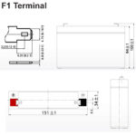 ULTRACELL 6V 7AH Μπαταρία μολύβδου - Image 3