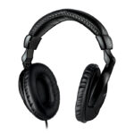 MELICONI HP 50 PLUS Ενσύρματα στερεοφωνικά ακουστικά με καλώδιο 5 μέτρα και βύσμα jack 3.5mm, σε μαύρο χρώμα.