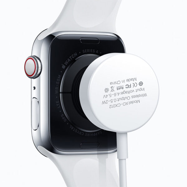 XO CX012 Ασύρματος μαγνητικός φορτιστής για smartwatch, σε λευκό χρώμα - Image 4