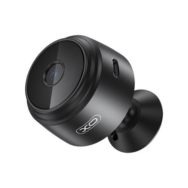 XO CR12 Mini Wi-Fi επαναφορτιζόμενη κάμερα 0.3MP για εσωτερικούς χώρους, με μαγνητική επιφάνεια σε μαύρο χρώμα - Image 2