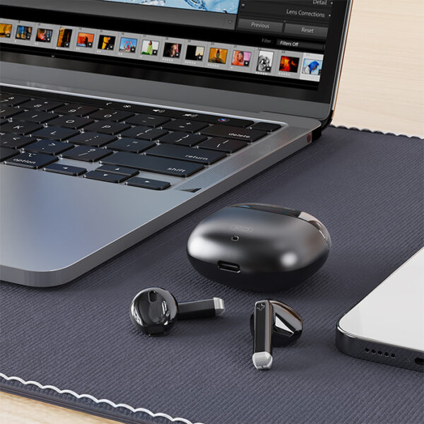 XO X33 BLACK COLOR Bluetooth ακουστικά handsfree με θήκη φόρτισης, σε μαύρο χρώμα - Image 5