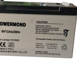 Μπαταρία 6V/ 12.0Ah POWERMOND Επαναφορτιζόμενη Μολύβδου
