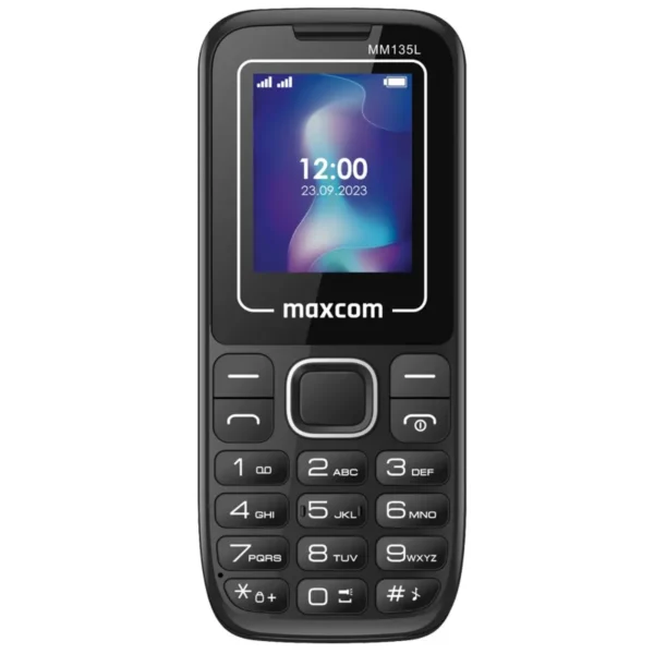Maxcom MM135 Light (Dual Sim) 1,77" με Bluetooth, Φακό, Ανοιχτή Ακρόαση και Ραδιόφωνο Μόνο με Καλώδιο Φόρτισης Μαύρο - Μπλέ - Image 1
