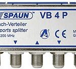 842217 SPAUN VB4P Splitter 4 Εξόδων Με διέλευση τάσης