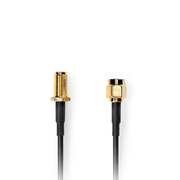 NEDIS CSGL02010BK50 Kαλώδιο SMA αρσ. - SMA θηλ. με επίχρυσα βύσματα, 5.00m. - Image 2
