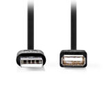 NEDIS CCGL60010BK10 Καλώδιο USB High-Speed Α αρσ. - USB A θηλ., 1.00m.