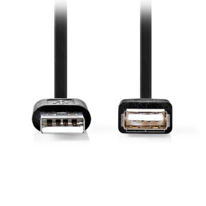 NEDIS CCGL60010BK30 Καλώδιο USB High-Speed Α αρσ. - USB A θηλ., 3.00m.