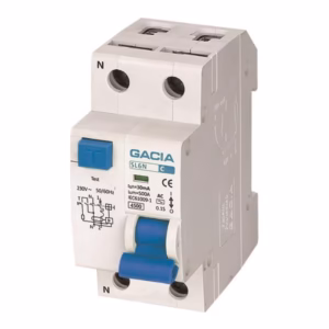ΡΕΛΕ RCBO ΔΙΠΟΛΙΚΟ 40A 4,5KA 30mA 1P+N C GACIA TYPE AC