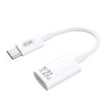 XO NB-R268A Καλώδιο-αντάπτορας USB High-Speed Type-C αρσ. - Lightning θηλ., 0.12m σε λευκό χρώμα - Image 3