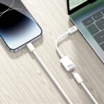 XO NB-R268A Καλώδιο-αντάπτορας USB High-Speed Type-C αρσ. - Lightning θηλ., 0.12m σε λευκό χρώμα - Image 4