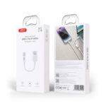 XO NB-R268A Καλώδιο-αντάπτορας USB High-Speed Type-C αρσ. - Lightning θηλ., 0.12m σε λευκό χρώμα - Image 5
