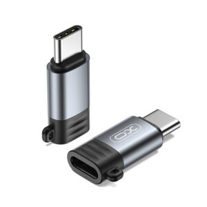 XO NB263B Αντάπτορας USB High-Speed type-C αρσ. - Lightning θηλ., σε μαύρο χρώμα
