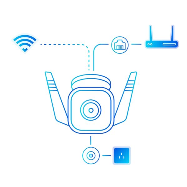 TP-LINK CAMERA TAPO C310 3MP WIFI OUTDOOR - Image 2