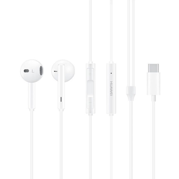 HANDS FREE STEREO HUAWEI CM33 TYPE C WHITE PACKING OR - Image 2