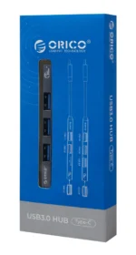 ORICO USB hub AH-13, 4x θυρών, USB 3.0, 5Gbps, USB-C σύνδεση, γκρi - Image 4