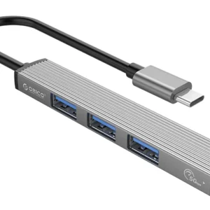 ORICO USB hub AH-13, 4x θυρών, USB 3.0, 5Gbps, USB-C σύνδεση, γκρi